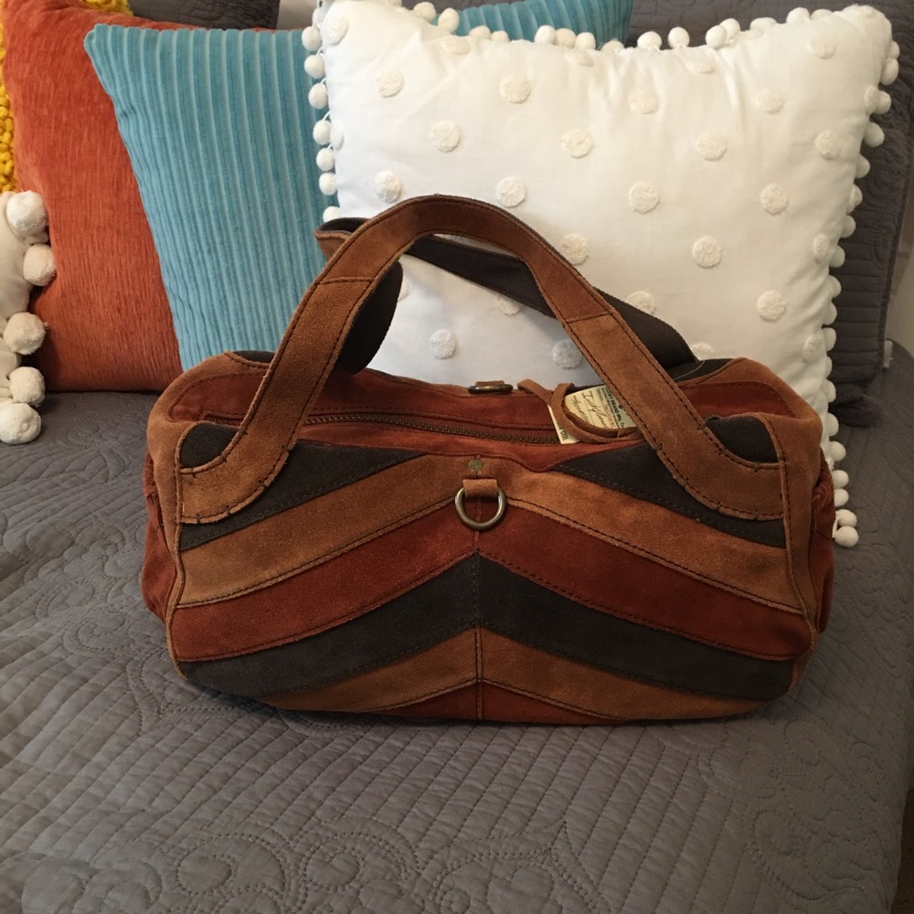 Lucky Brand Suede Handbag